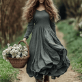 Bohemian Dress in linen, Best Value