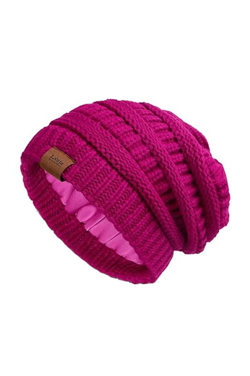 Women's Autumn and Winter Warm Thick Knitted Hat
