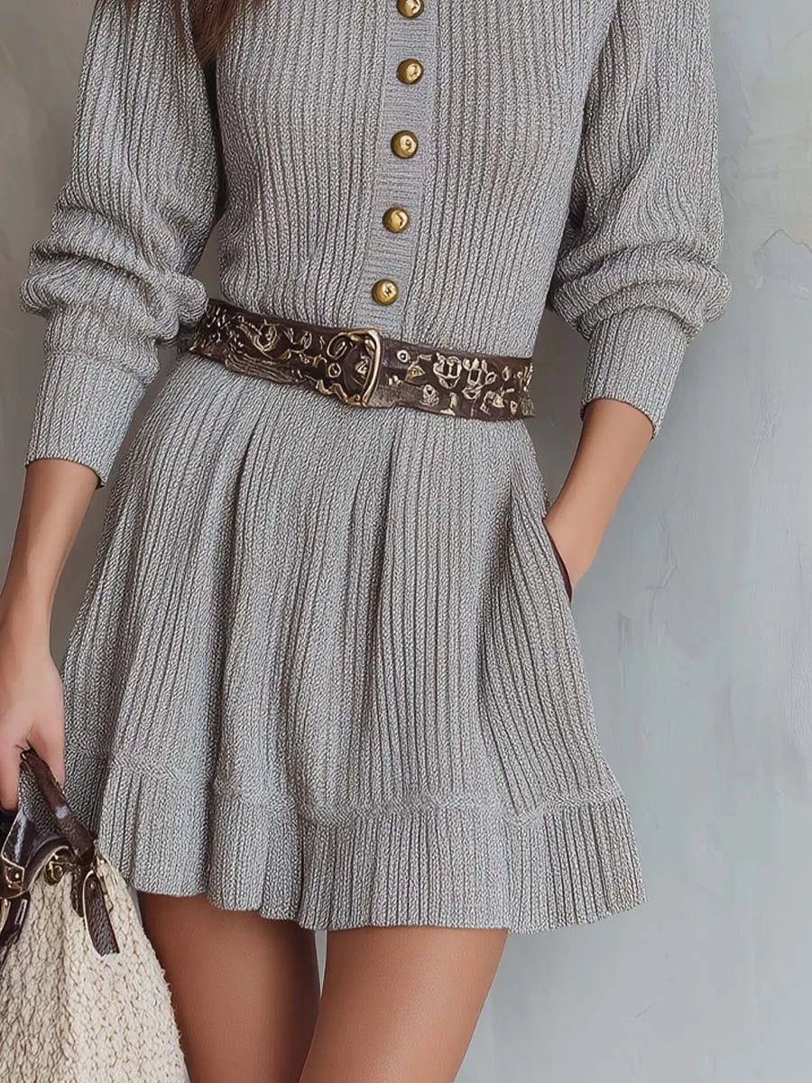 Elevated Mini Dress – Retro, Budget-Friendly