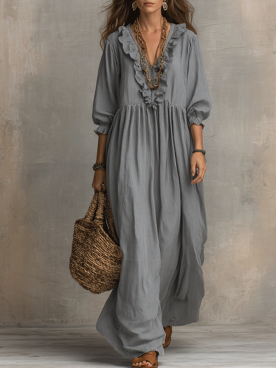 Affordable Luxury: Bohemian Maxi Dress