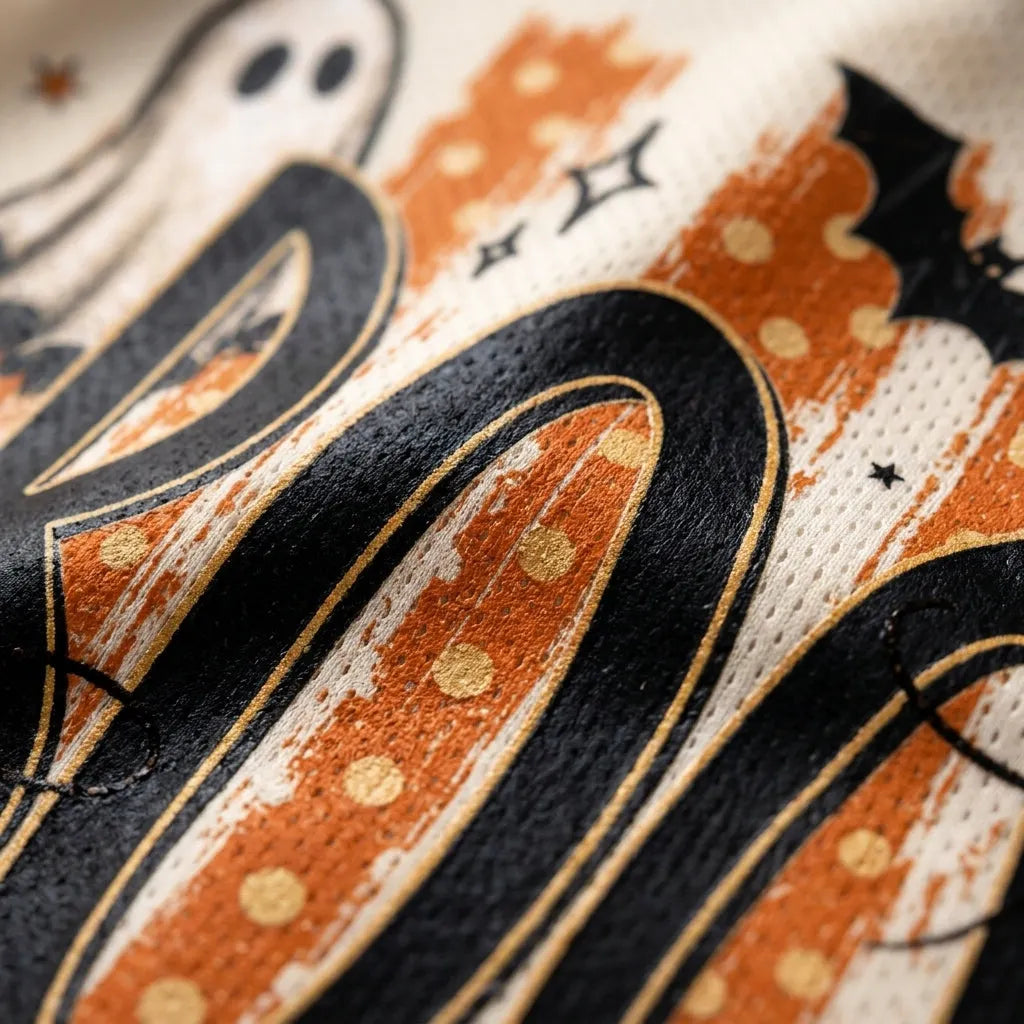 Chaotic Club Boo Ghosts Halloween Mesh Jersey