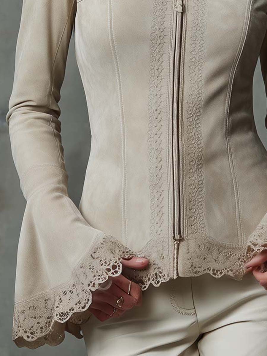 Jacket with lace – Designer Aesthetic