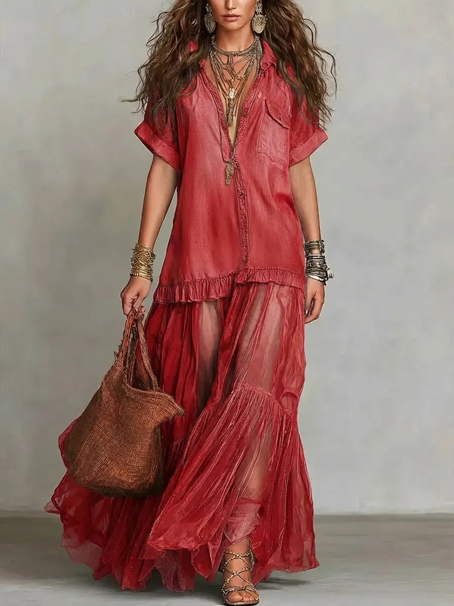 Maxi Dress That Flatters – Retro & denim