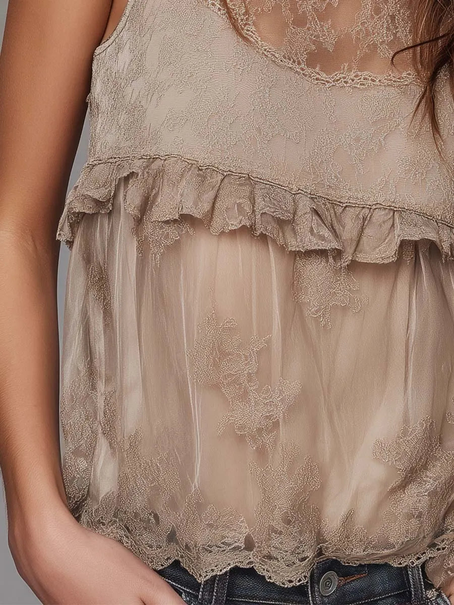 Boho Top in lace, Premium Look