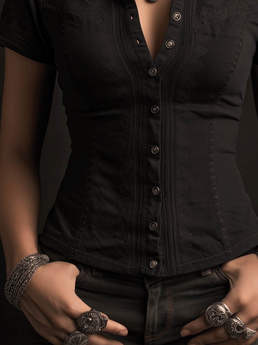Gothic Shirt – Halloween Trend