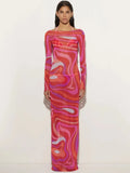 Marm Chiffon Maxi Dress