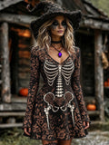 Spooky-Cute Midi Dress – Halloween Favorite