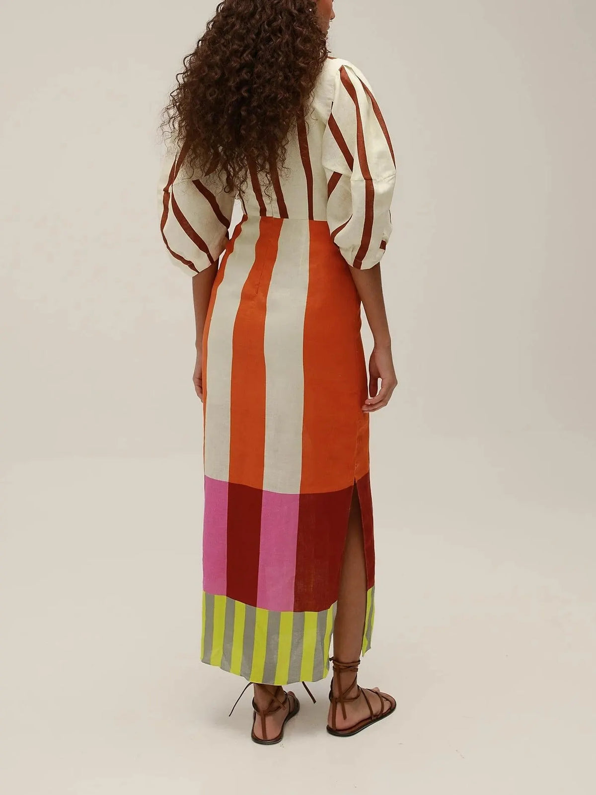 Gaia Puff Sleeve Maxi Dress