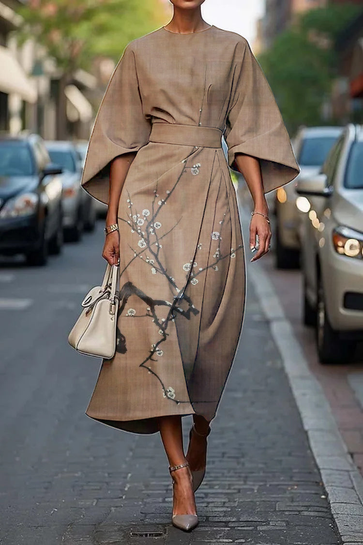 Retro Midi Dress – Everyday Luxury