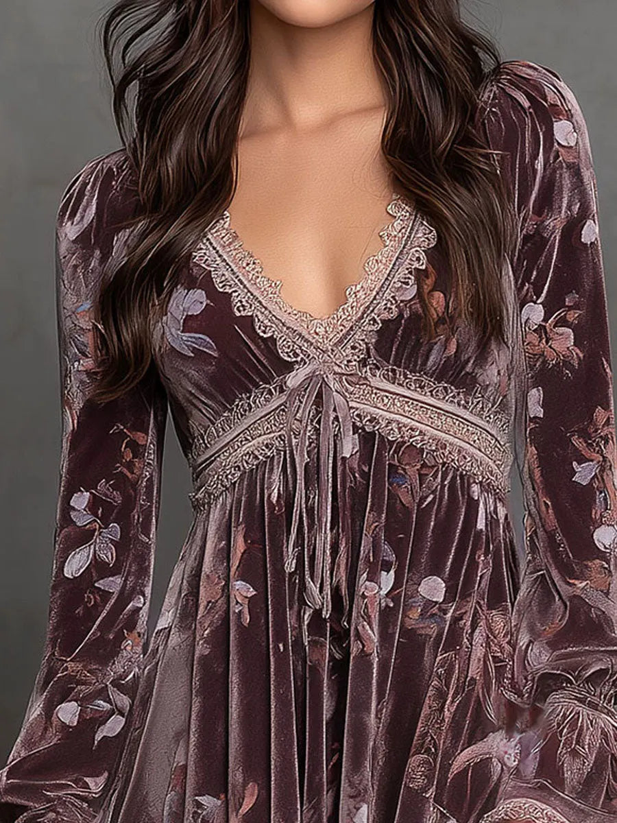 Mini Dress That Flatters – Boho & velvet