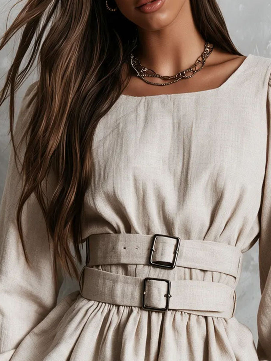 Chic Blouse in linen, Unbeatable Price