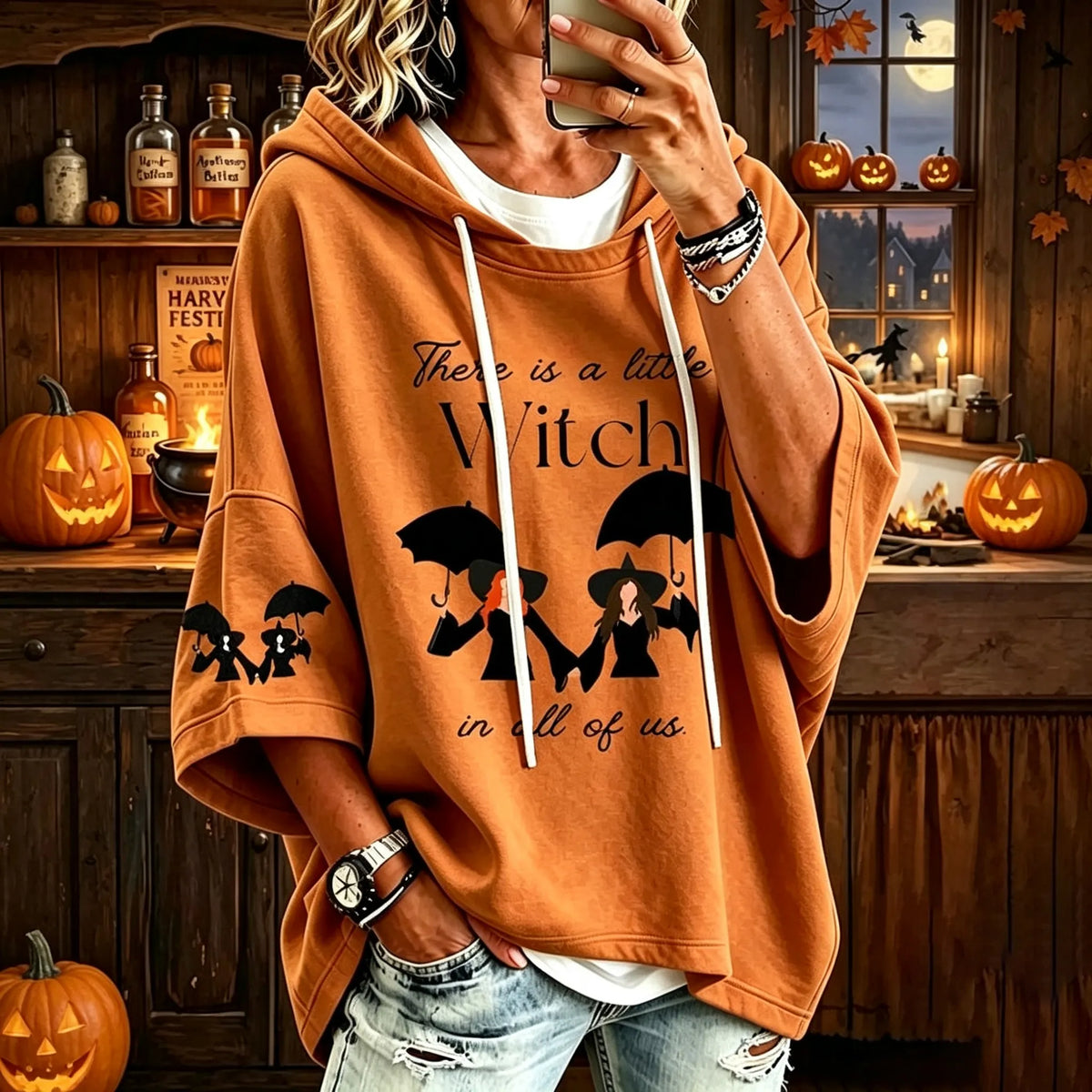 Wickedly Chic Hoodie – Spooky Pick