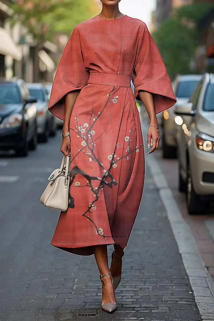 Retro Midi Dress – Everyday Luxury