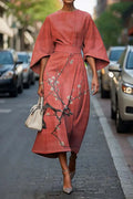 Retro Midi Dress – Everyday Luxury