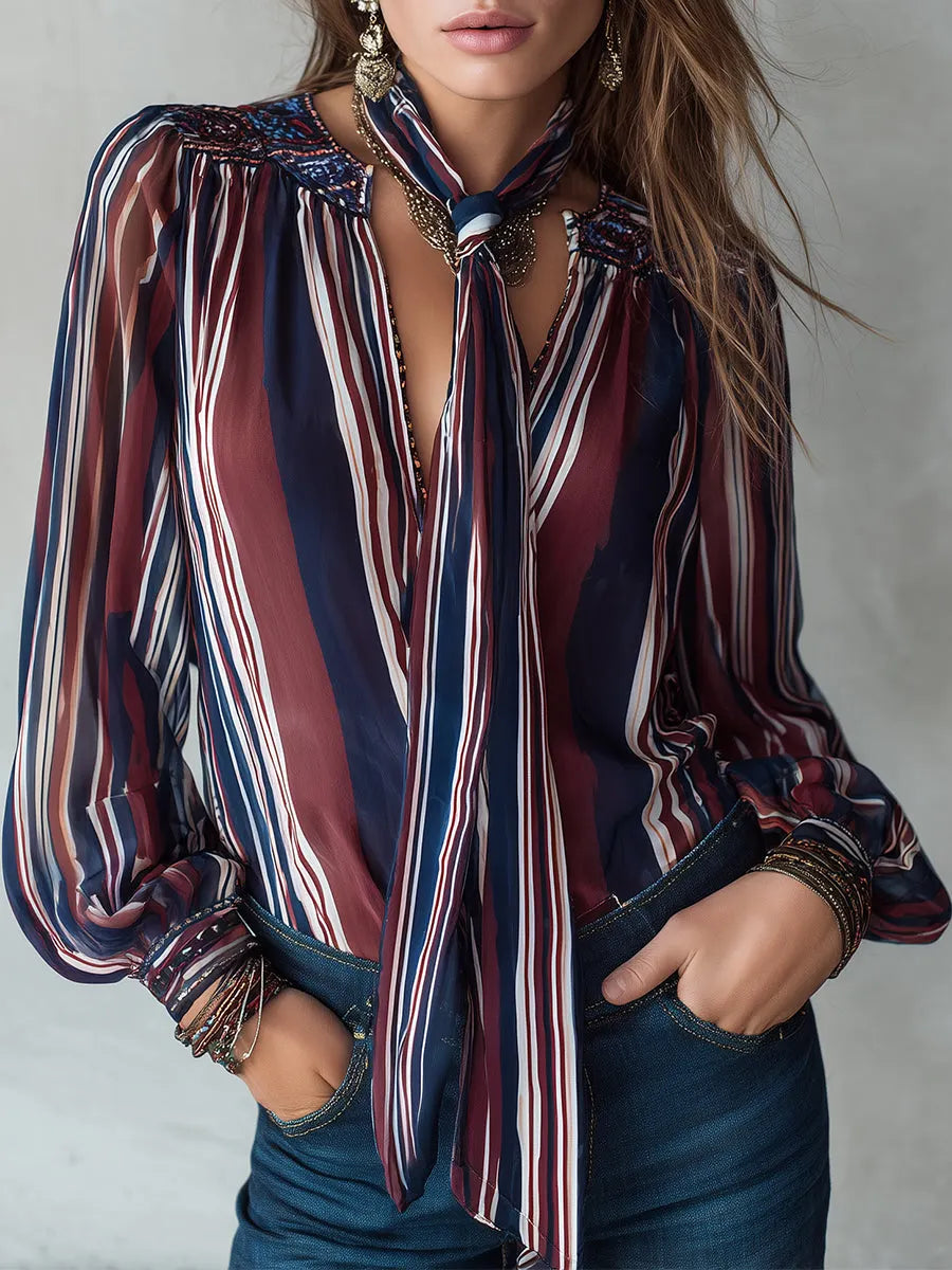Blouse That Flatters – Retro & chiffon