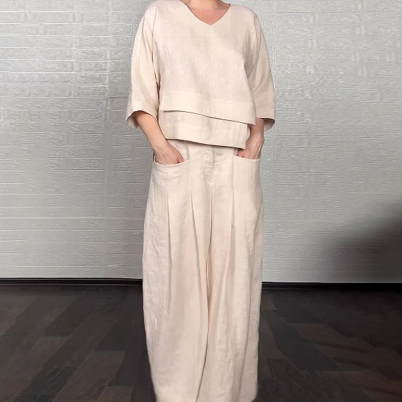 Pants with linen – Premium Look