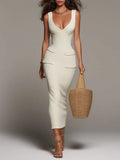 Elegant Midi Dress in soft knit, Best Value