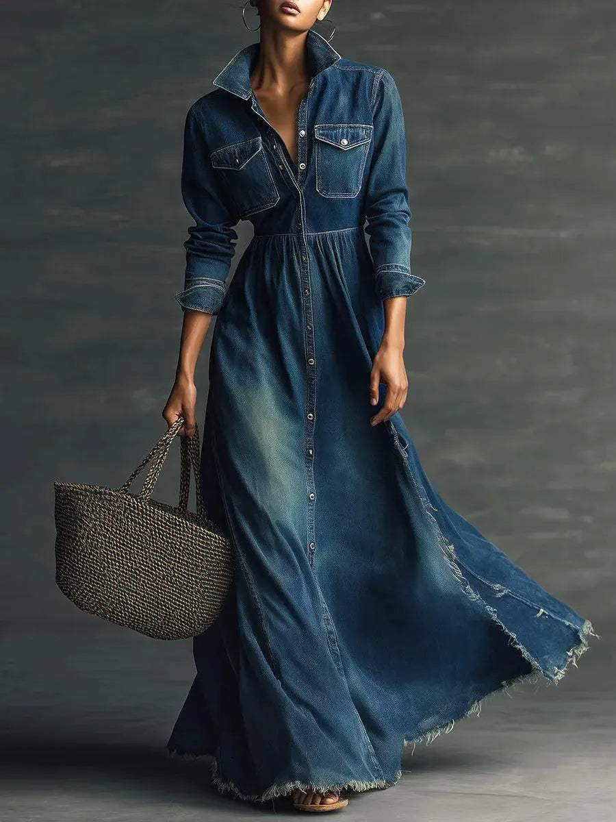 Midi Dress That Flatters – Chic & denim