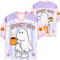 Chaotic Club Halloween Ghost Coffee Mesh Jersey