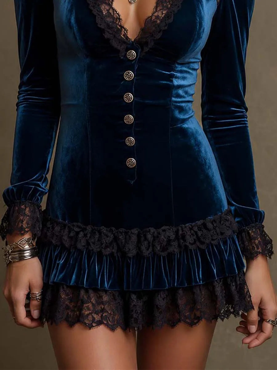 Wickedly Chic Mini Dress – Spooky Pick