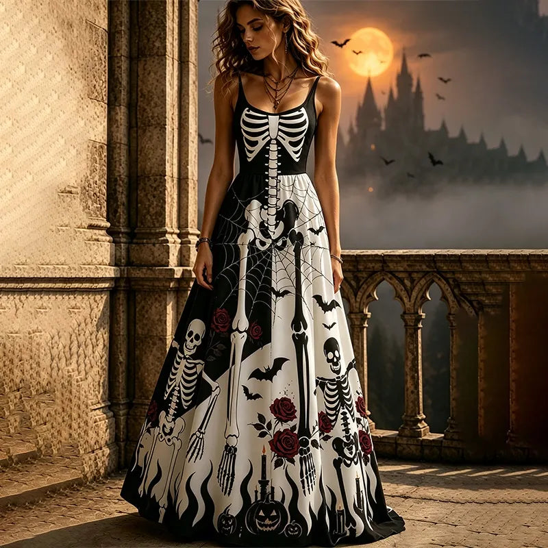 Gothic Maxi Dress – Halloween Trend