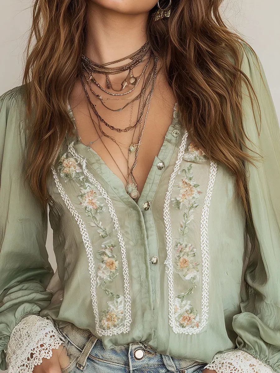 Blouse That Flatters – Bohemian & chiffon