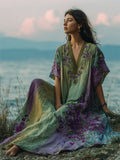 Boho Maxi Dress in linen, Affordable Luxury
