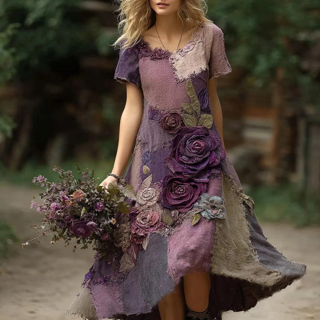 Chic Maxi Dress in linen, Unbeatable Price