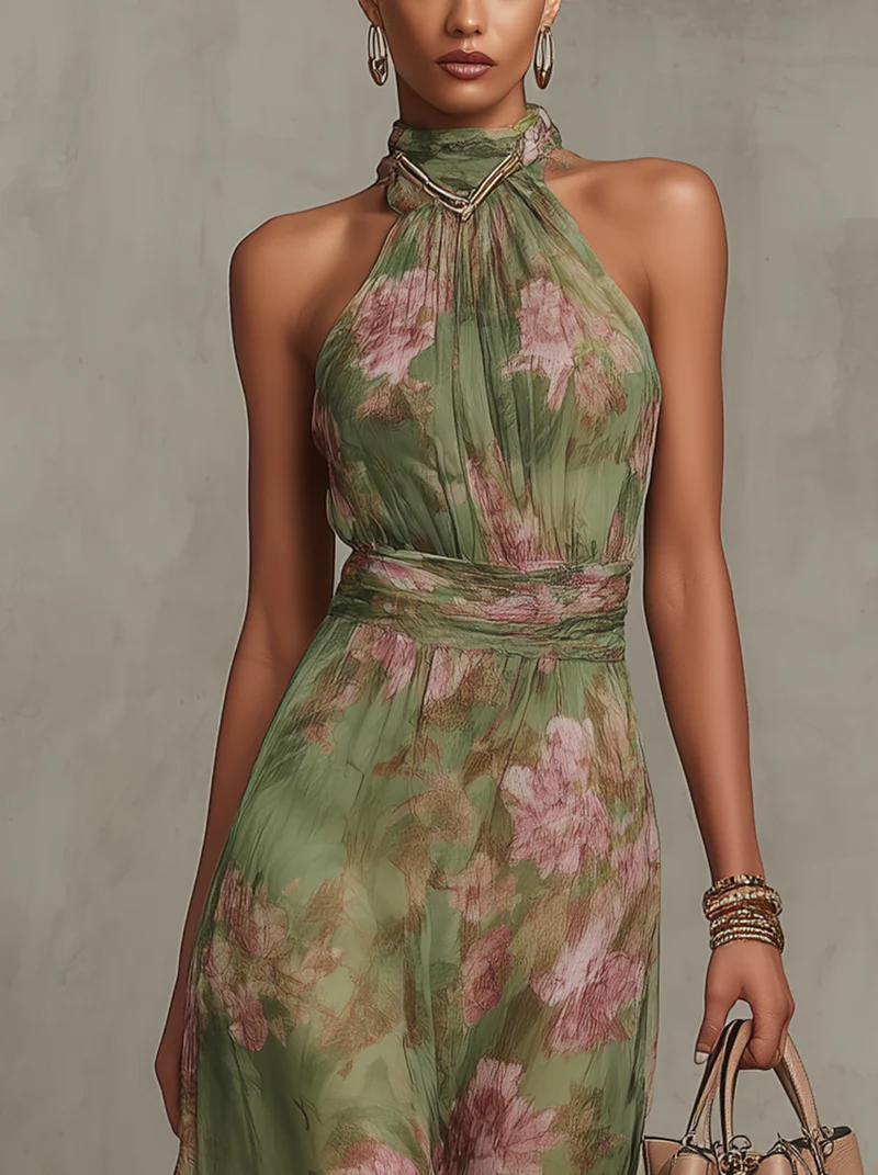 Chic Maxi Dress in chiffon, Best Value