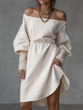Mini Dress with linen – Best Value