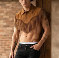 Men's Western-style Collared Shirt