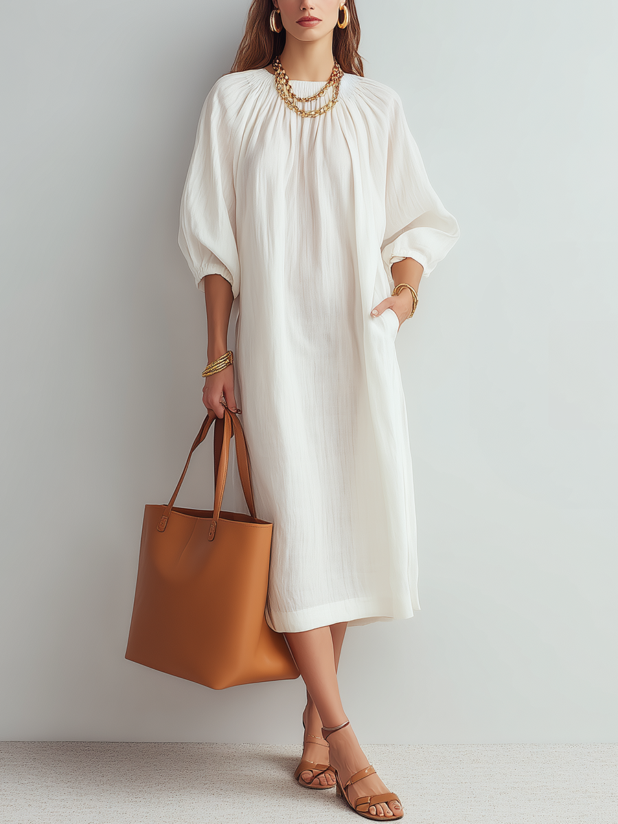 The Chic Midi Dress – Luxe for Less