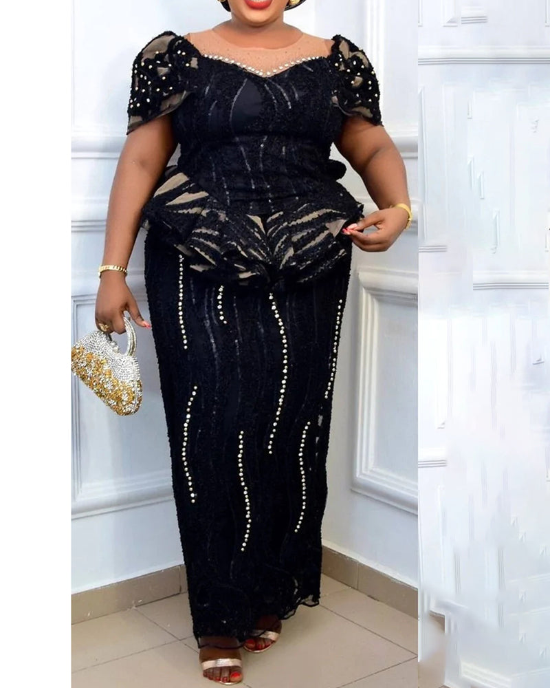 Versatile Elegant Print Women's Dress