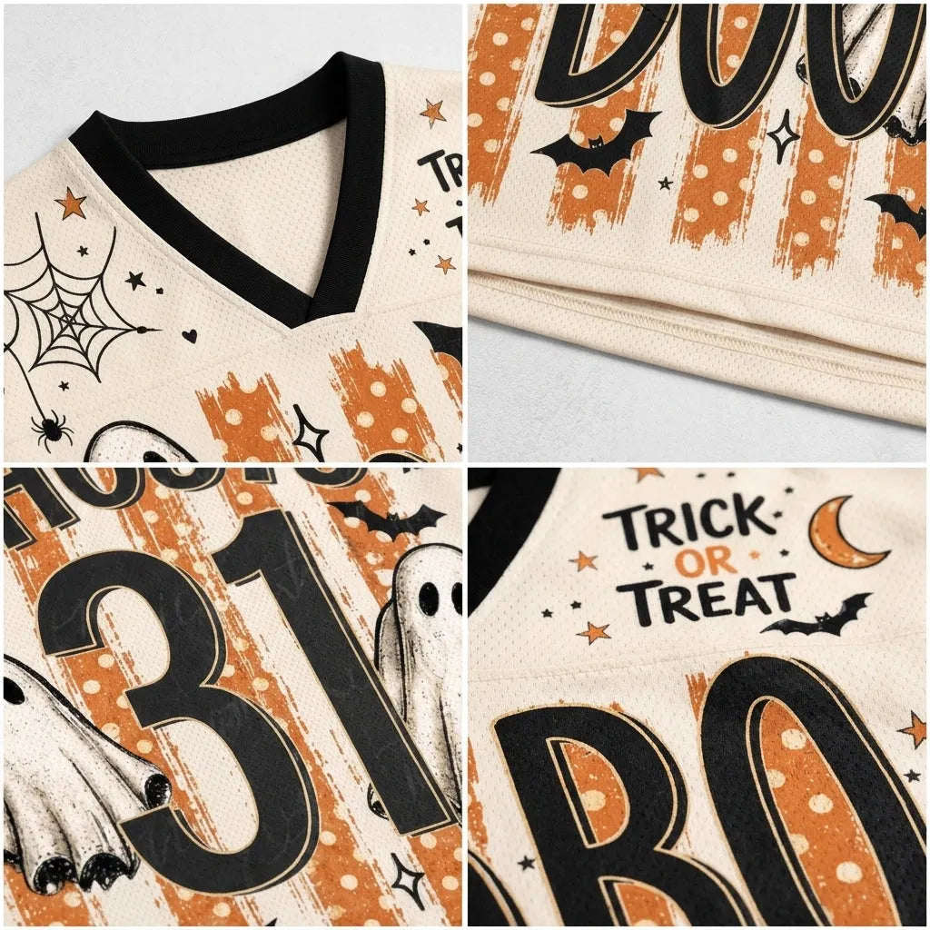 Chaotic Club Boo Ghosts Halloween Mesh Jersey