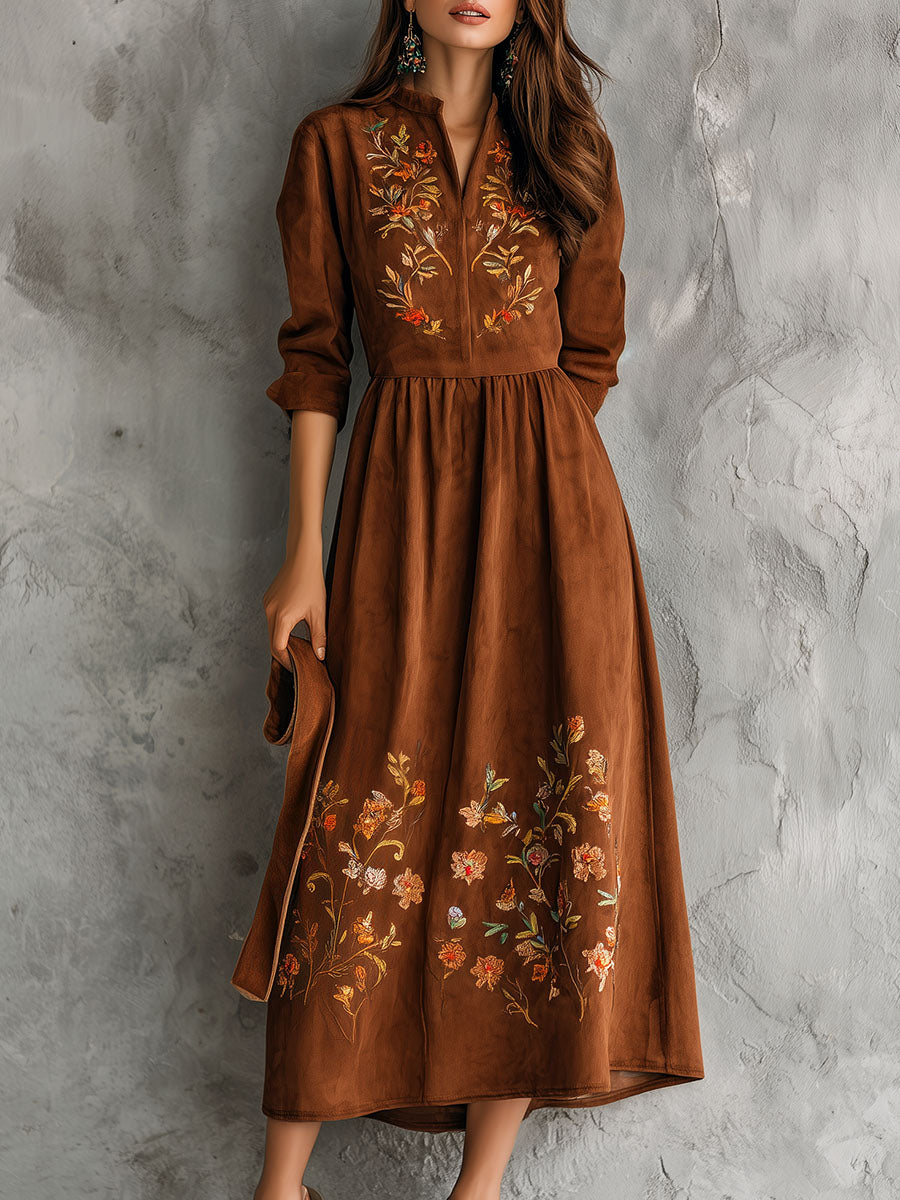 Midi Dress with suede – Unbeatable Price