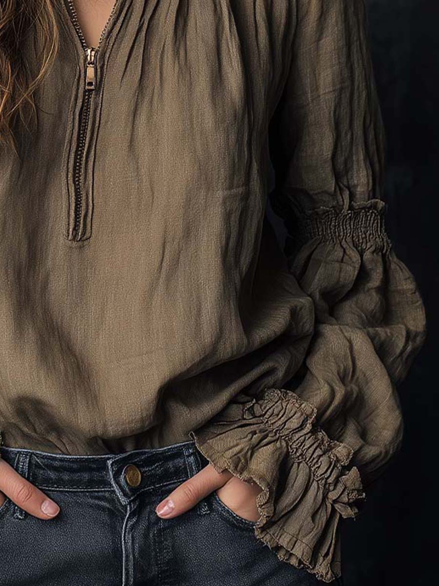 Boho Blouse in soft, Unbeatable Price
