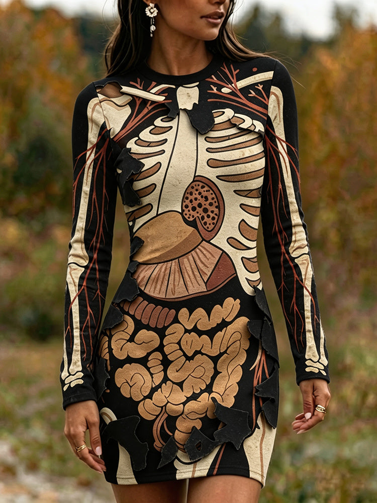 Spooky-Cute Mini Dress – Halloween Favorite