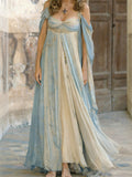 Classy Floral Godness Inspired Flowy Maxi Dress