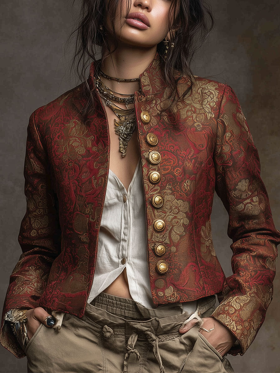 Vintage Blazer in soft, Designer Aesthetic