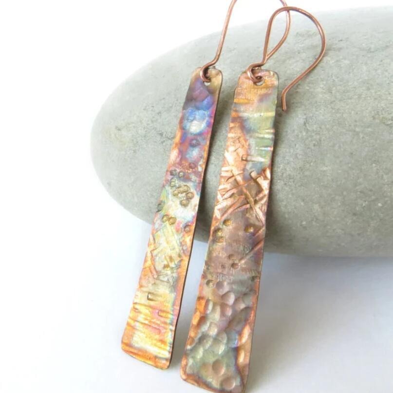 Colored Long Style  Earrings