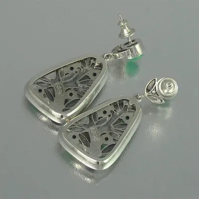 Moonlight Stone Tree Shaped Earring