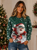 Snowboarding Santa Christmas Sweatshirt