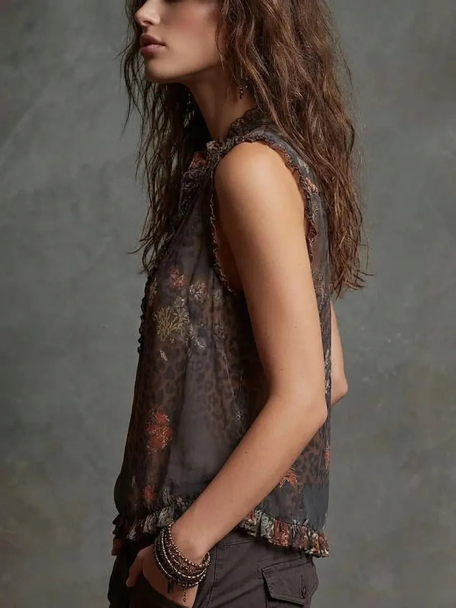 Boho Top in chiffon, Best Value