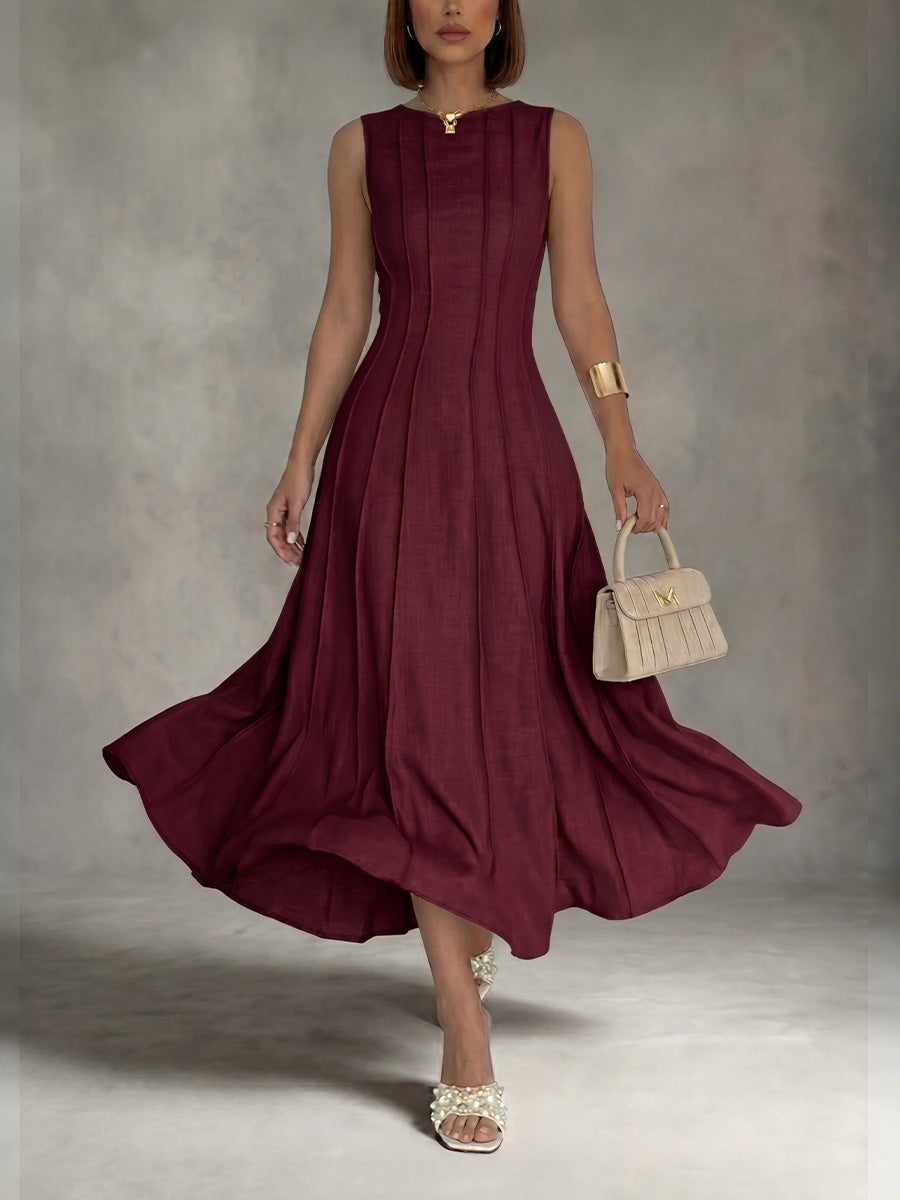 Chic Dress in pleated, Unbeatable Price