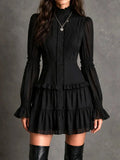 Gothic Mini Dress – Halloween Trend