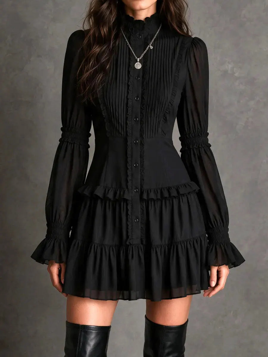 Gothic Mini Dress – Halloween Trend