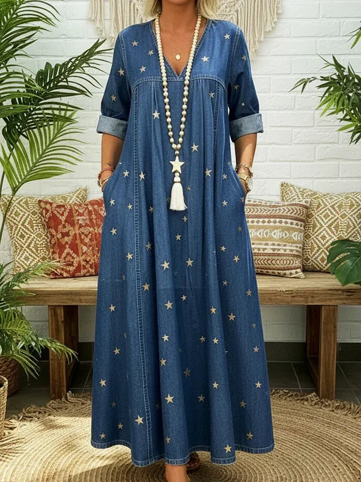 Chic Dress in cotton, Premium Look