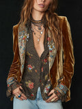 Blazer with velvet – Affordable Luxury