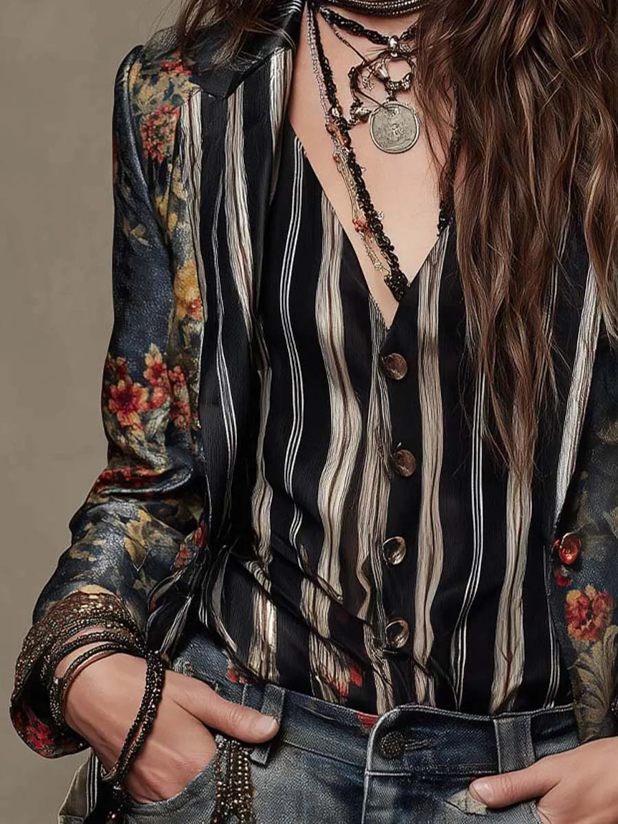 Blazer with soft – Designer Aesthetic