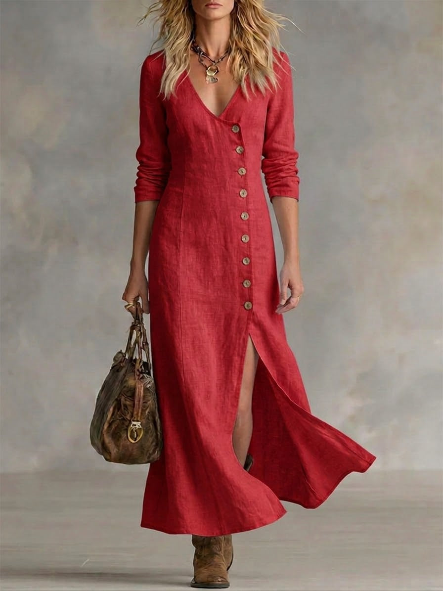 Dress with linen – Designer Aesthetic